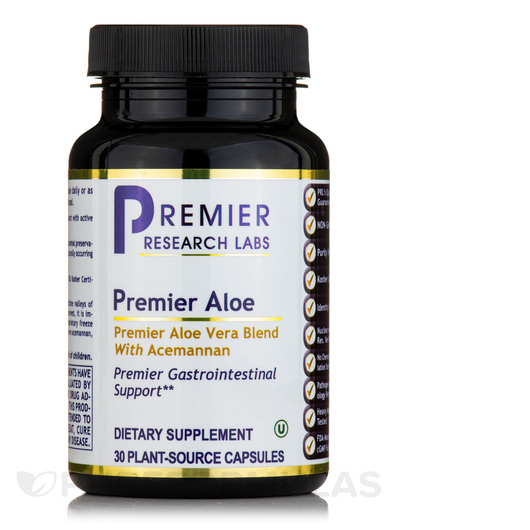 Основне фото товара Premier Research Labs, Premier Aloe, Алое вера, 30 капсул