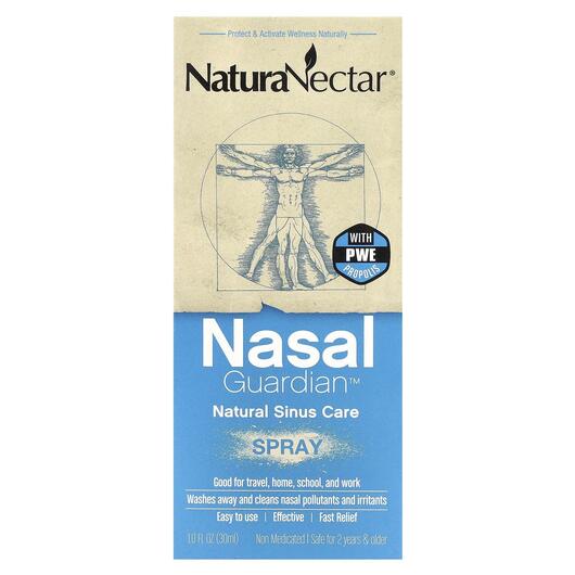 Основне фото товара Natura Nectar, Nasal Guardian Spray, Спрей назальний, 30 мл