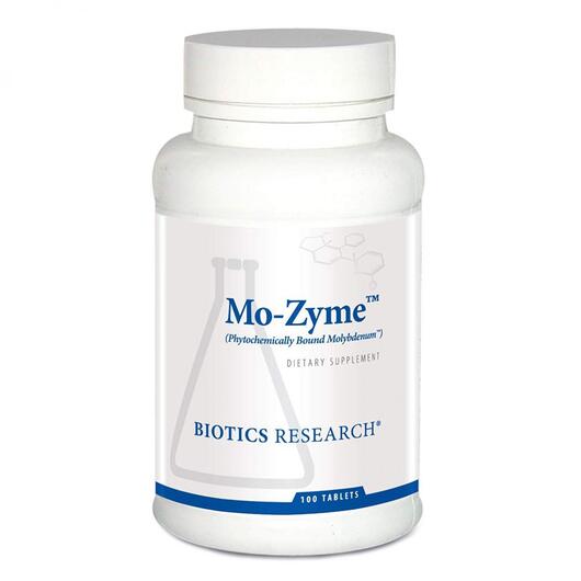 Основне фото товара Biotics Research, Mo-Zyme, Молібден 50 мкг, 100 таблеток