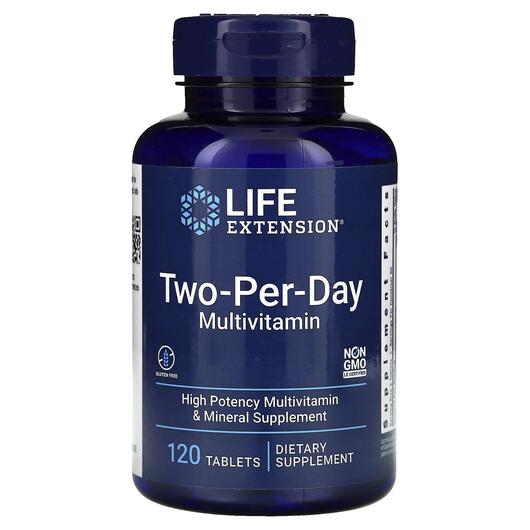 Основне фото товара Two-Per-Day Multivitamin, Мультивітаміни, 120 таблеток