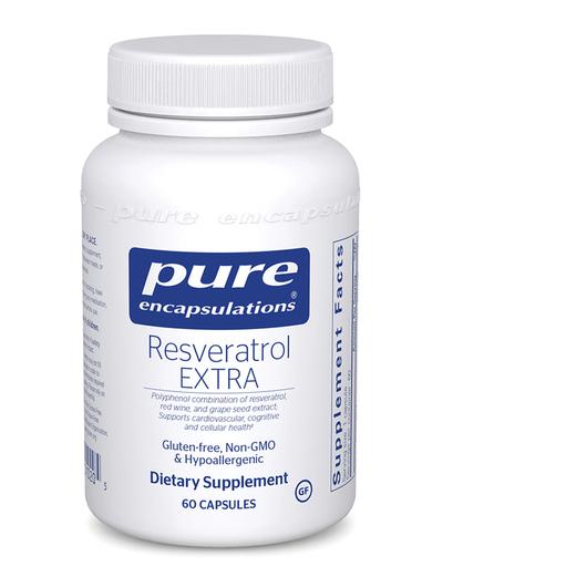 Основне фото товара Pure Encapsulations, Resveratrol EXTRA, Ресвератрол, 60 капсул