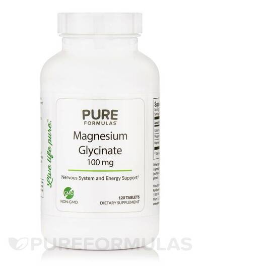 Основне фото товара Magnesium Glycinate 100 mg, Гліцинат магнію, 120 таблеток