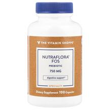 Фруктоолігосахариди NutraFlora FOS Probiotic 750 mg