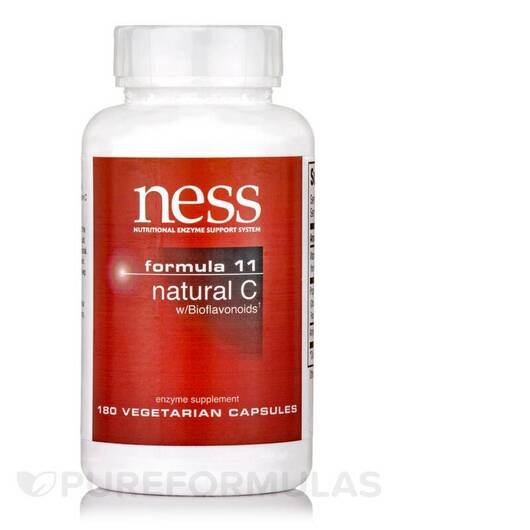 Основне фото товара Natural C with Bioflavonoids Formula 11, Вітамін C, 180 капсул