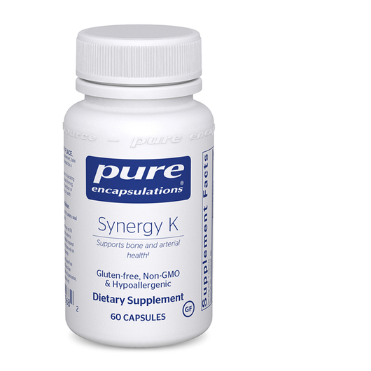 Основне фото товара Pure Encapsulations, Synergy K, Вітамін K Філохінон, 60 капсул