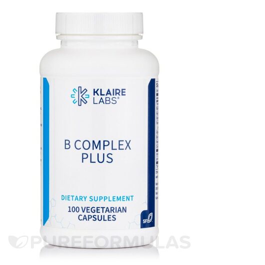 Основне фото товара Klaire Labs, B-Complex Plus, B-комплекс, 100 капсул
