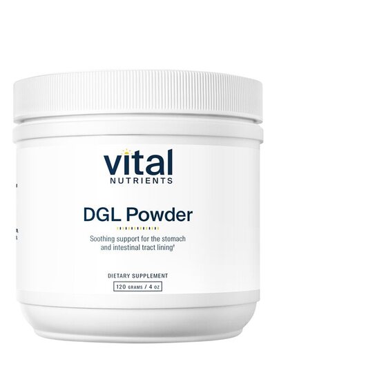Основне фото товара Vital Nutrients, DGL Powder, Лакриця, 120 г