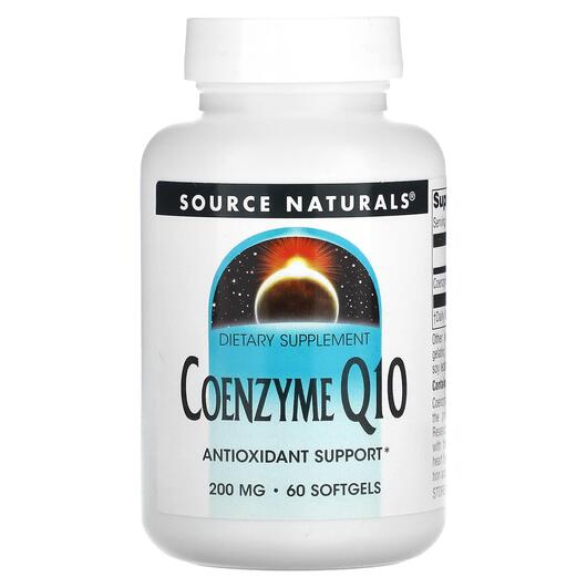 Основне фото товара Coenzyme Q10 200 mg 60, Коензим Q10 200 мг, 60 капсул