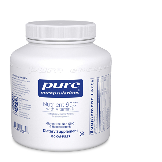 Основне фото товара Nutrient 950 with Vitamin K, Вітамін K Філохінон, 180 капсул