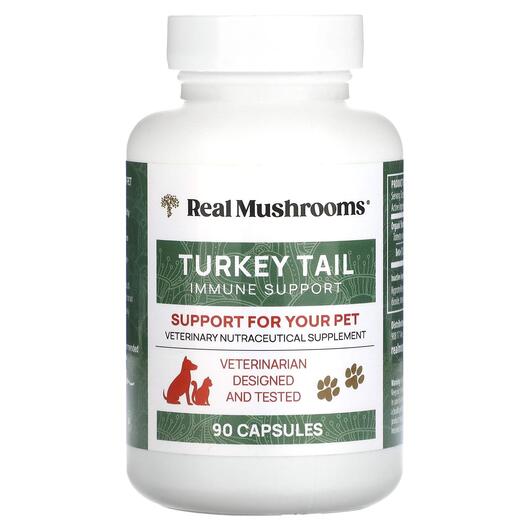 Основне фото товара Turkey Tail Support for Your Pet, Гриби Хвіст Індички, 90 капсул