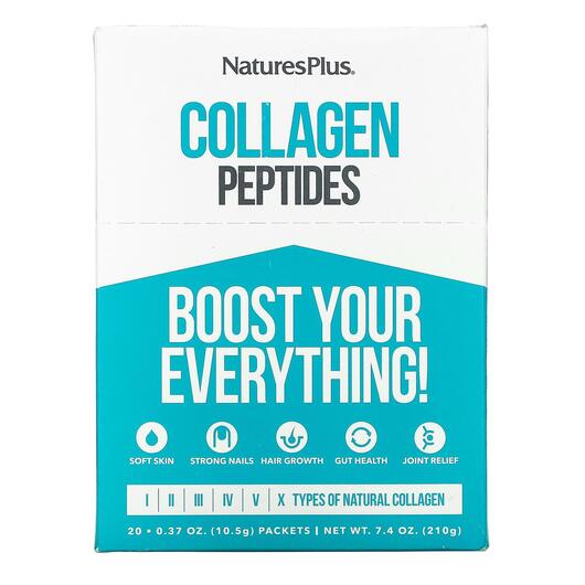 Основне фото товара Collagen Peptides 20 Stick Packets, Колагенові пептиди, 10.5 г 