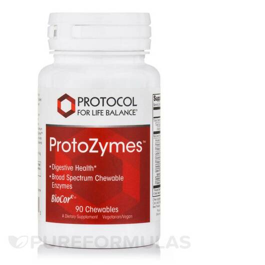 Основне фото товара Protocol for Life Balance, ProtoZymes, Ферменти, 90 таблеток