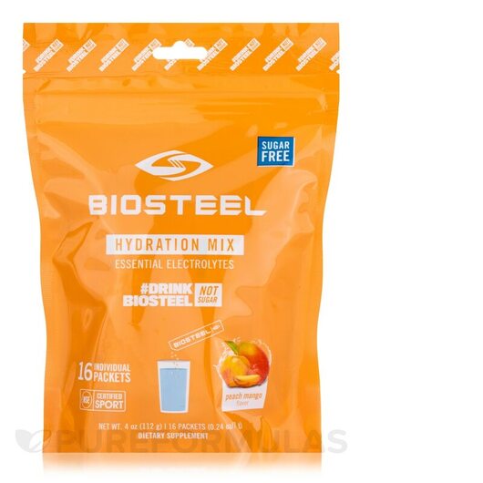Основне фото товара Hydration Mix Powder Peach Mango Flavor 1 Pouch, Електроліти, 112