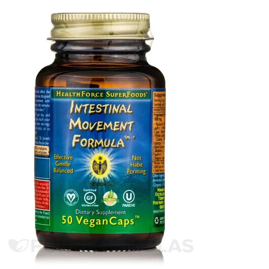 Основне фото товара Intestinal Movement Formula, Підтримка кишківника, 50 VeganCaps&t