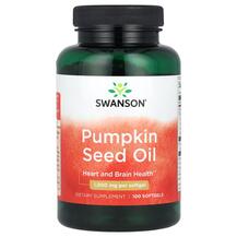 Гарбузова олія Pumpkin Seed Oil Swanson 100 капсул