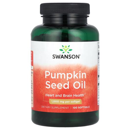 Основне фото товара Swanson, Pumpkin Seed Oil, Гарбузова олія, 100 капсул