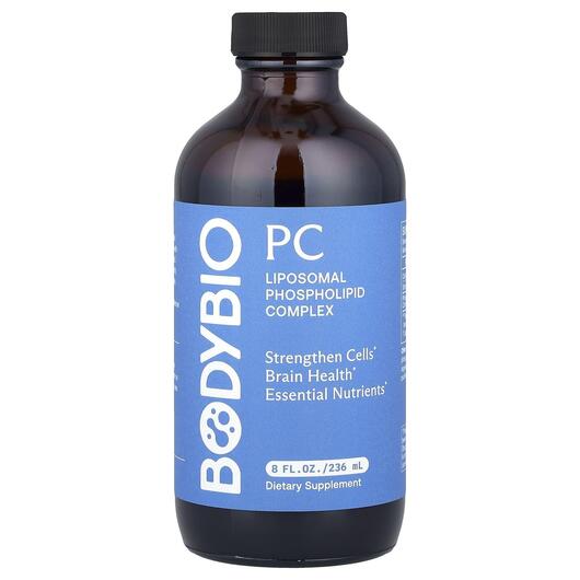 Основне фото товара BodyBio, PC Liposomal Phospholipid, Фосфоліпіди, 256 мл