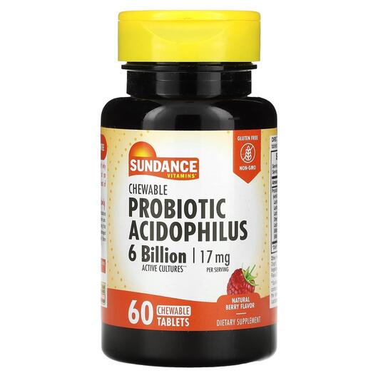 Основне фото товара Probiotic Acidophilus Natural, Лактобактерії Ацидофілус, 60 табле