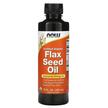 Фото товару NOW, Flax Seed Oil, Лляна олія, 355 мл