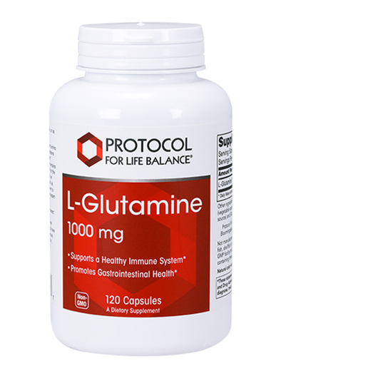 Основне фото товара L-Glutamine 1000 mg Extra Strength, L-Глутамін, 120 капсул