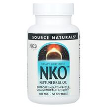 NKO Neptune Krill Oil 500 mg 60 Масло Криля Нептуна