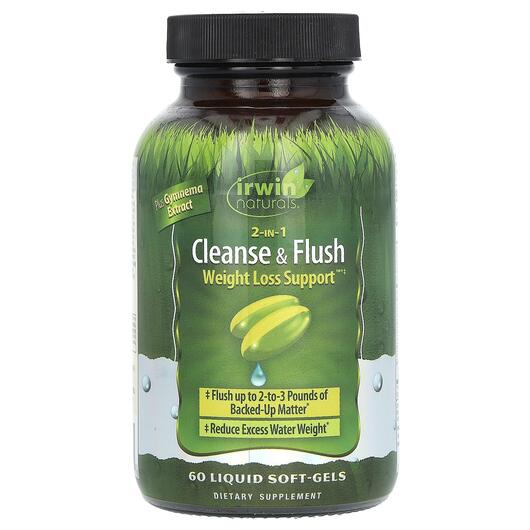 Основне фото товара 2-In-1 Cleanse & Flush Weight Loss Support, Контроль ваги, 60