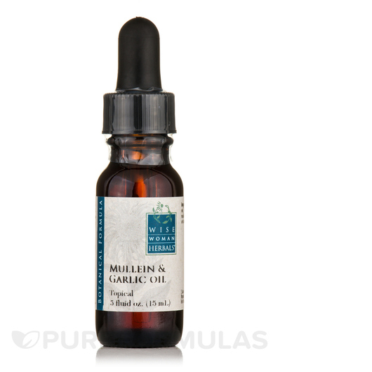 Основне фото товара Mullein & Garlic Oil Compound, Екстракт Часнику, 15 мл