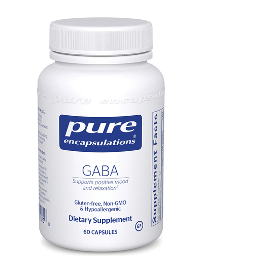 Основне фото товара Pure Encapsulations, GABA, ГАМК, 60 капсул