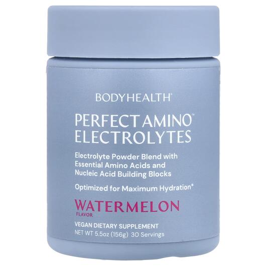 Основное фото товара Электролиты, Perfect Amino Electrolytes Watermelon, 156 г