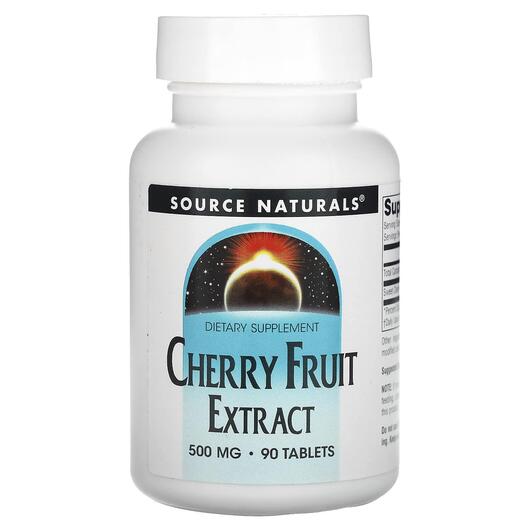Основне фото товара Cherry Fruit Extract 500 mg, Екстракт Вишні 500 мг, 90 таблеток