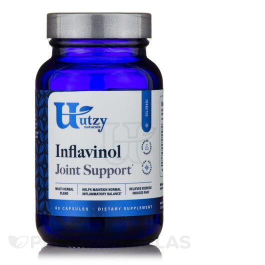 Основне фото товара Utzy Naturals, Inflavinol, Підтримка суглобів, 60 капсул