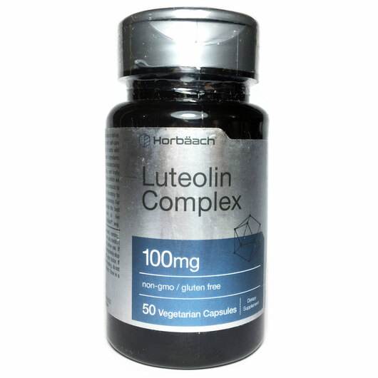 Основне фото товара Horbaach, Luteolin Complex 100 mg, Лютеолін та Рутин, 50 капсул