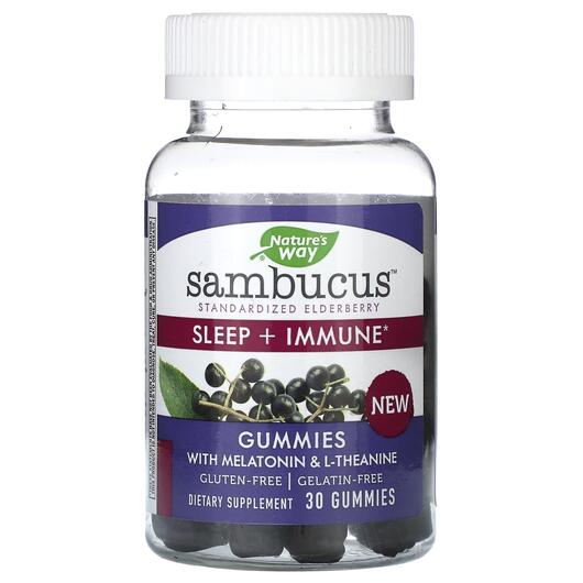 Основне фото товара Sambucus Sleep + Immune, Підтримка імунітету, 30 таблеток