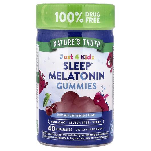 Основне фото товара Nature's Truth, Sleep Melatonin Gummies, Мелатонін, 40 цукер