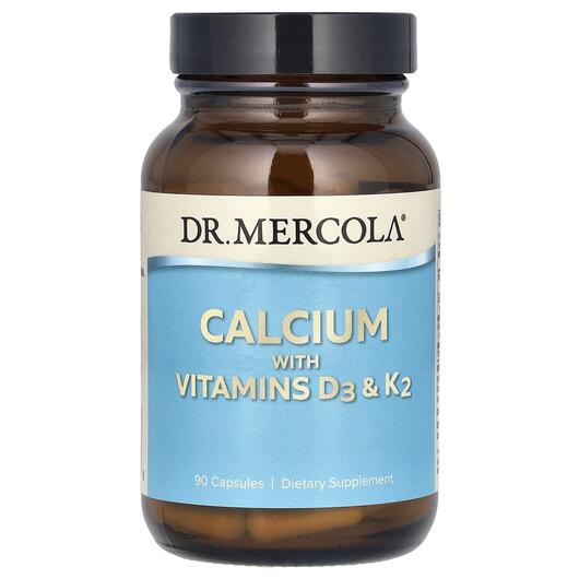 Основне фото товара Calcium with Vitamins D3 & K2, Кальцій з D3 K2, 90 капсул