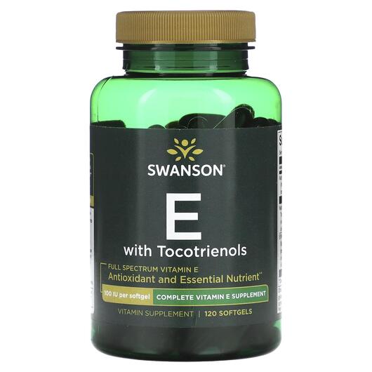 Основне фото товара Full Spectrum Vitamin E With Tocotrienols, Вітамін E Токофероли, 
