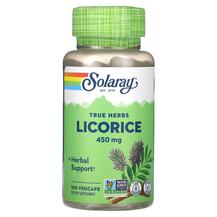Лакриця True Herbs Licorice 450 mg Solaray