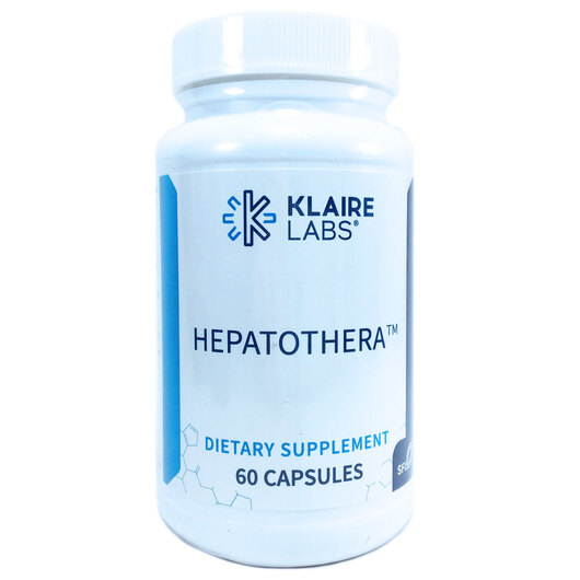 Основне фото товара Klaire Labs, Hepatothera, Розторопша та NAC, 60 капсул