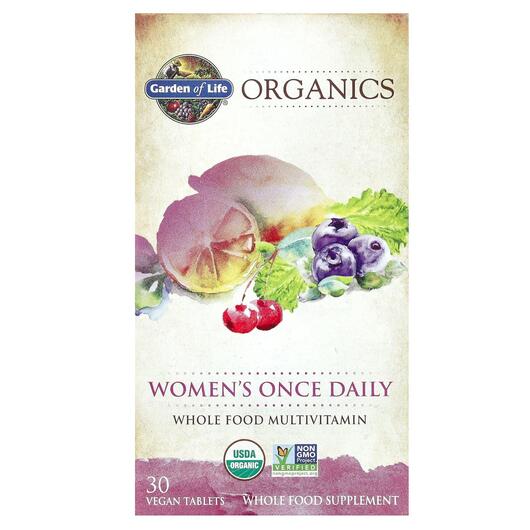 Основне фото товара MyKind Organics Women's Once Daily, Вітаміни для жінок, 30 т