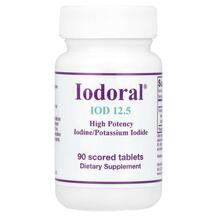Йодоральний йод йодид калію Iodoral 12.5 Optimox