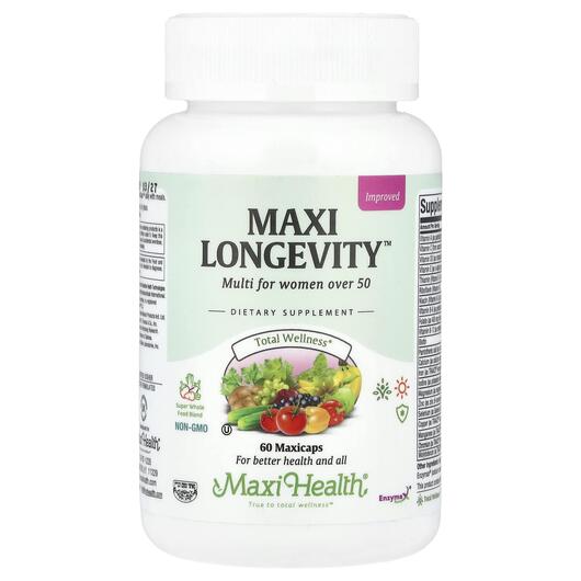 Основне фото товара Maxi Longevity Multi For Women Over, Вітаміни для жінок 50+, 60 к