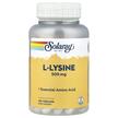 Solaray, L-Lysine 500 mg, L-Лізин 500 мг, 120 капсул
