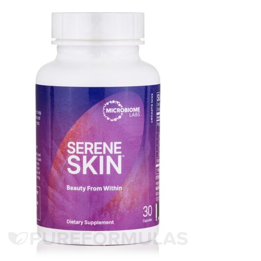 Основне фото товара Microbiome Labs, SereneSkin, Пробіотики, 30 капсул