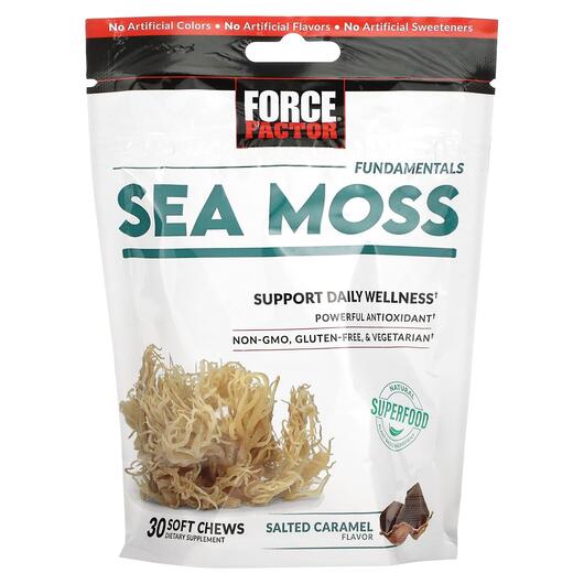 Основне фото товара Force Factor, Fundamentals Sea Moss, Морський мох, 30 шт