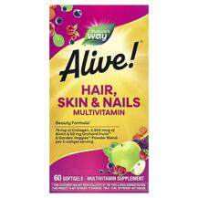 Alive! Hair Skin & Nails Витамины для волос Nature's