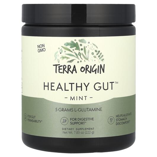 Основне фото товара Terra Origin, Healthy Gut Mint, Підтримка кишечника, 222 г