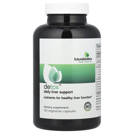 Основне фото товара Detox Daily Liver Support, Підтримка Печінки, 120 капсул