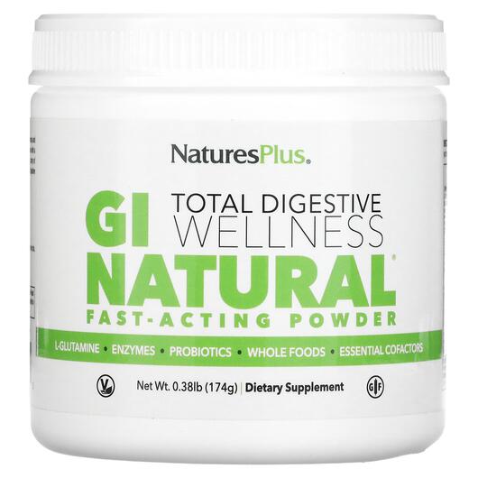 Основне фото товара GI Natural Fast-Acting Powder, Підтримка кишківника, 174 г