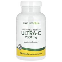 Вітамін C Ultra-C 2000 mg Natures Plus 90 таблеток Вітамін C Ultra-C 2000 mg Natures Plus 90 таблеток