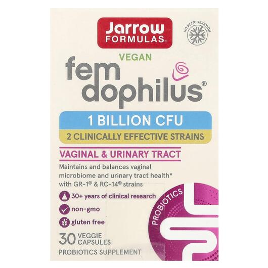 Основне фото товара Women's Fem Dophilus, Вагінальні пробіотики, 30 капсул